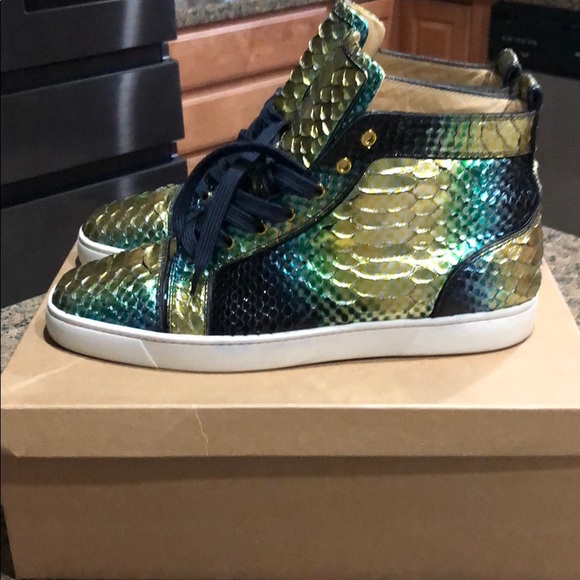 Louis orlato flat veau velours/spikes/GG - Picture 2 of 7